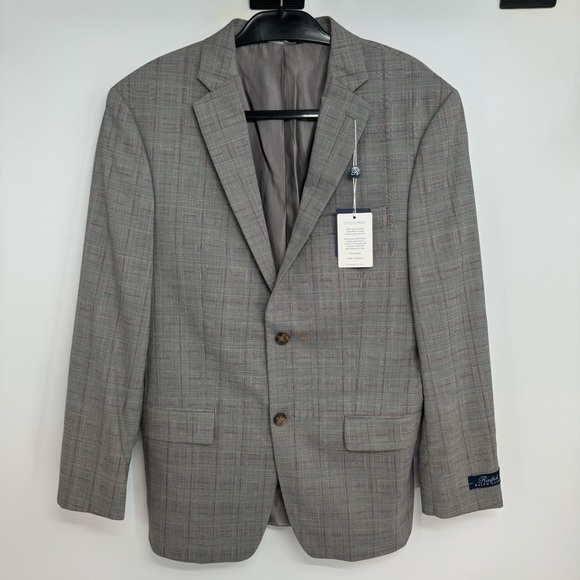 NWT RALPH by RALPH LAURENSport Coat Men’s 39 R Plaid Athletic Fit Wool Suit